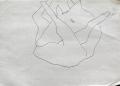 „Pompejii kutyaember”, 1988-02 kl, ceruza, papír, 21x29,5 cm