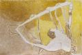 Napraforgó, 1991 kl, sgraffito, hungarocell, farost, 42x61,5 cm, (magántulajdon)