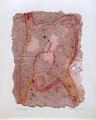 Ördögbőr, 2003, pasztell, merített papír, karton, 50x40 cm