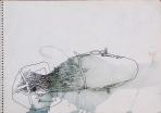Táltos, Vázlatok 24, (spirálfüzet), 2001 kl, tus, akvarell, papír, 24x34 cm