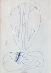 Táltos vázlatok, 1998 kl, golyóstoll, papír, 29,5x21 cm