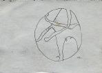 Táltos, 1998, tus, papír, 16,5x23 cm Táltos, 1998, tus, papír, 16,5x23 cm