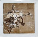 Kálvária, 1992, monotípia, papír, 51x53 cm