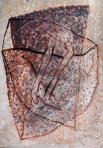 Két dudás, 2002, pasztell, tempera, papír, 98x69 cm Két dudás, 2002, pasztell, tempera, papír, 98x69 cm