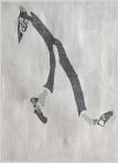 Lépő figura, 2005, számítógépes grafika, papír, 295x210 cm