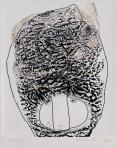 Fej, 2005, számítógépes grafika, papír, 227x194 mm Fej, 2005, számítógépes grafika, papír, 227x194 mm